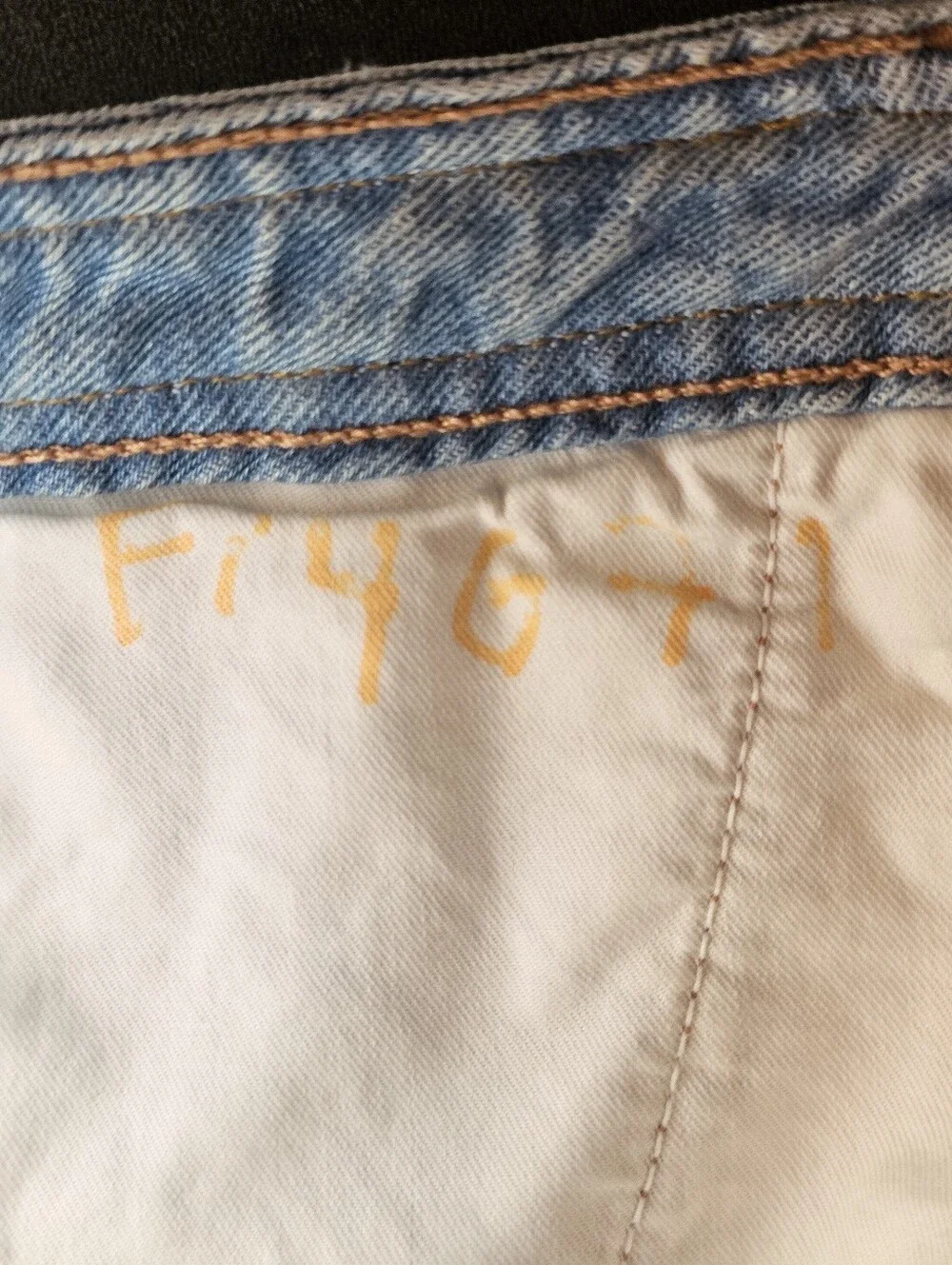 Derek Lam 10 Crosby Denim Mini Skirt With Trouser Pockets Size 26